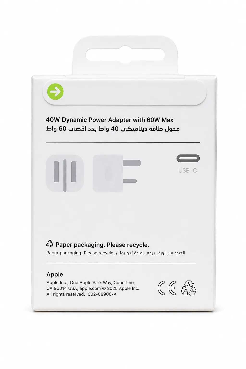 شارژر دیواری 40W اپل 100% اوجینال