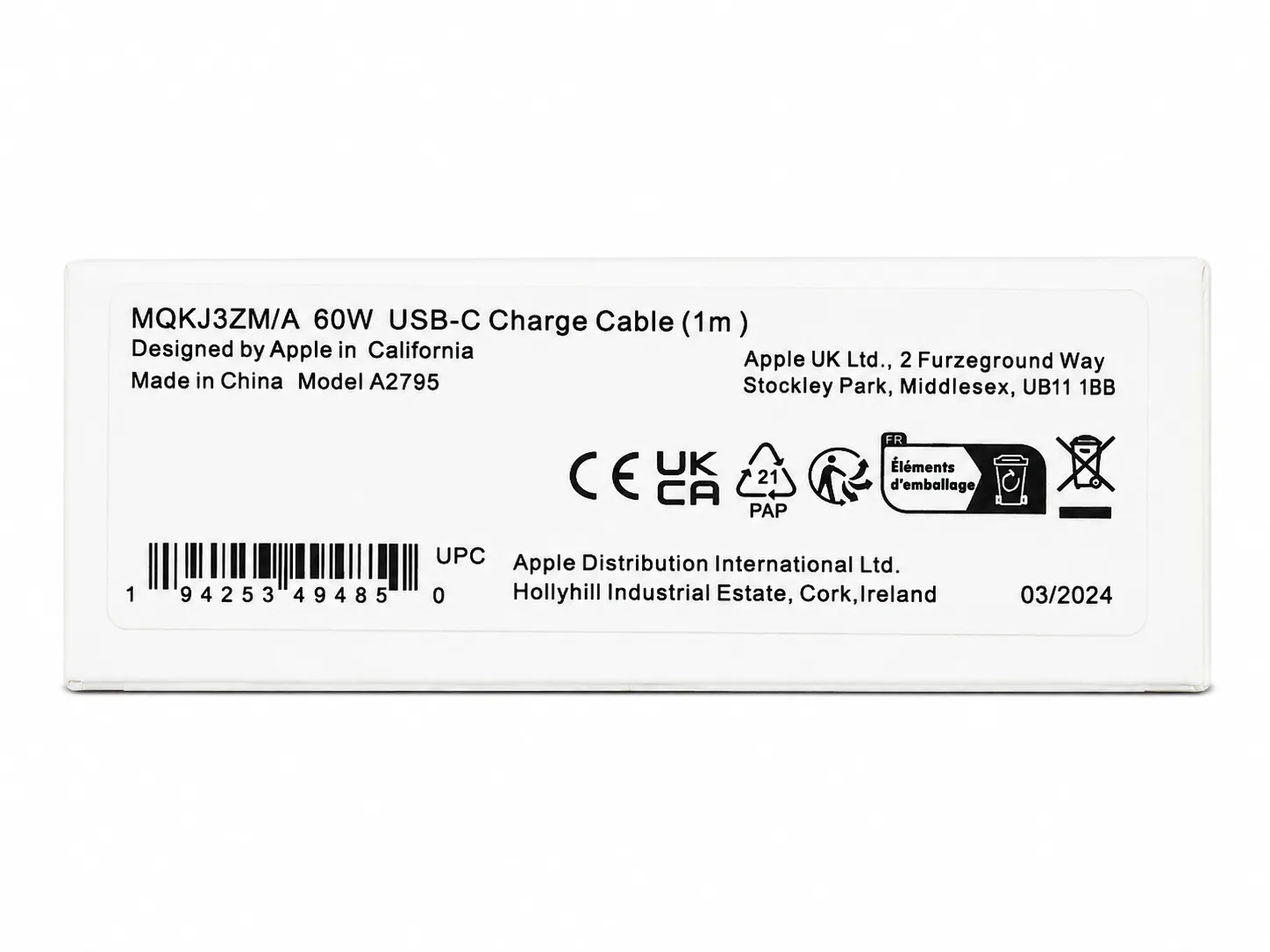 کابل آیفنون 15 دوسر Copy Type-C