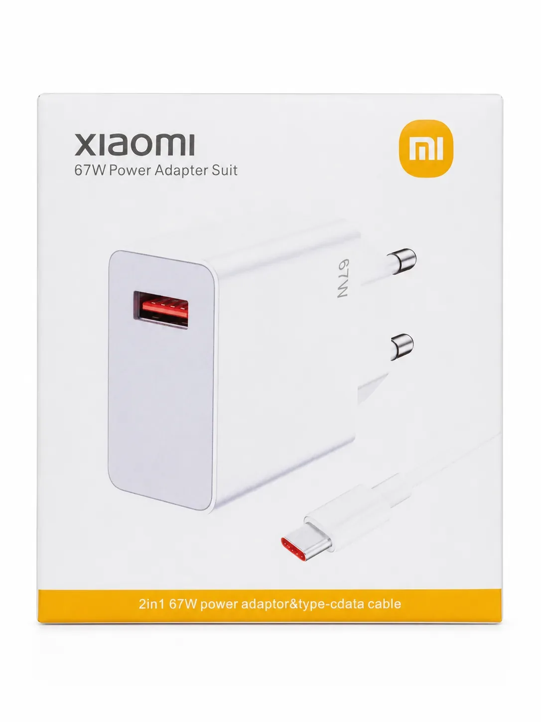 شارژر دیواری شیائومی 67w +کابل مدل (MDY_13_EZ) اورجینال چین