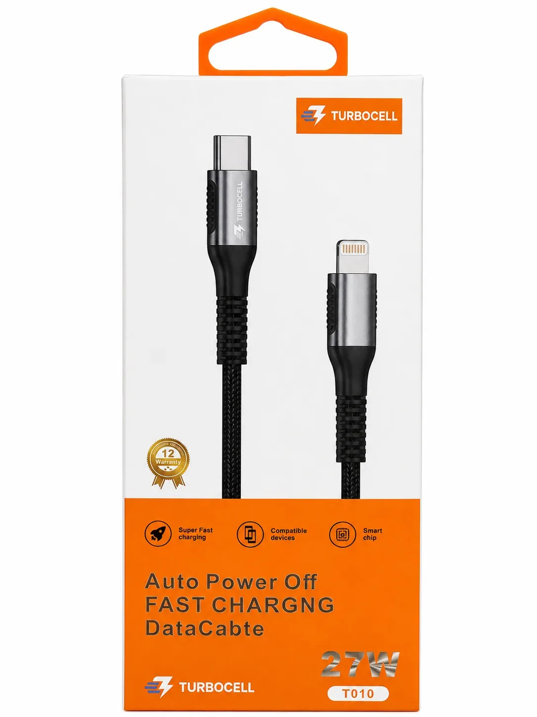 کابل Type-C To Lightning Turbo Cell