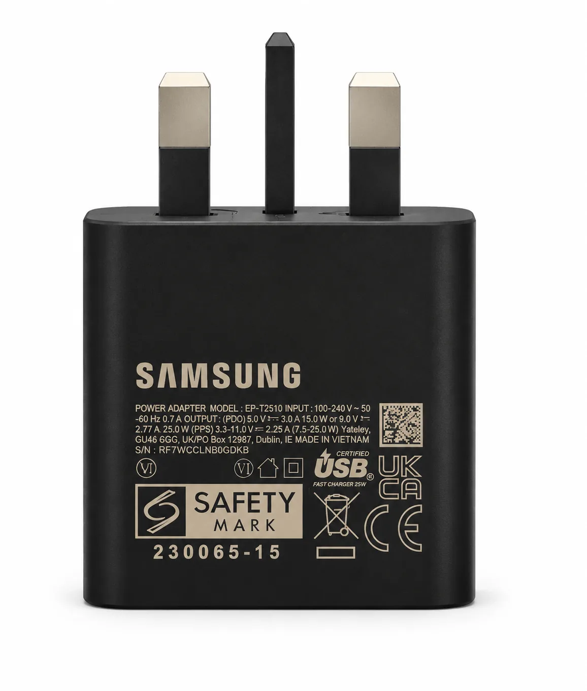شارژر دیواری سامسونگ 25w اورجینال چین