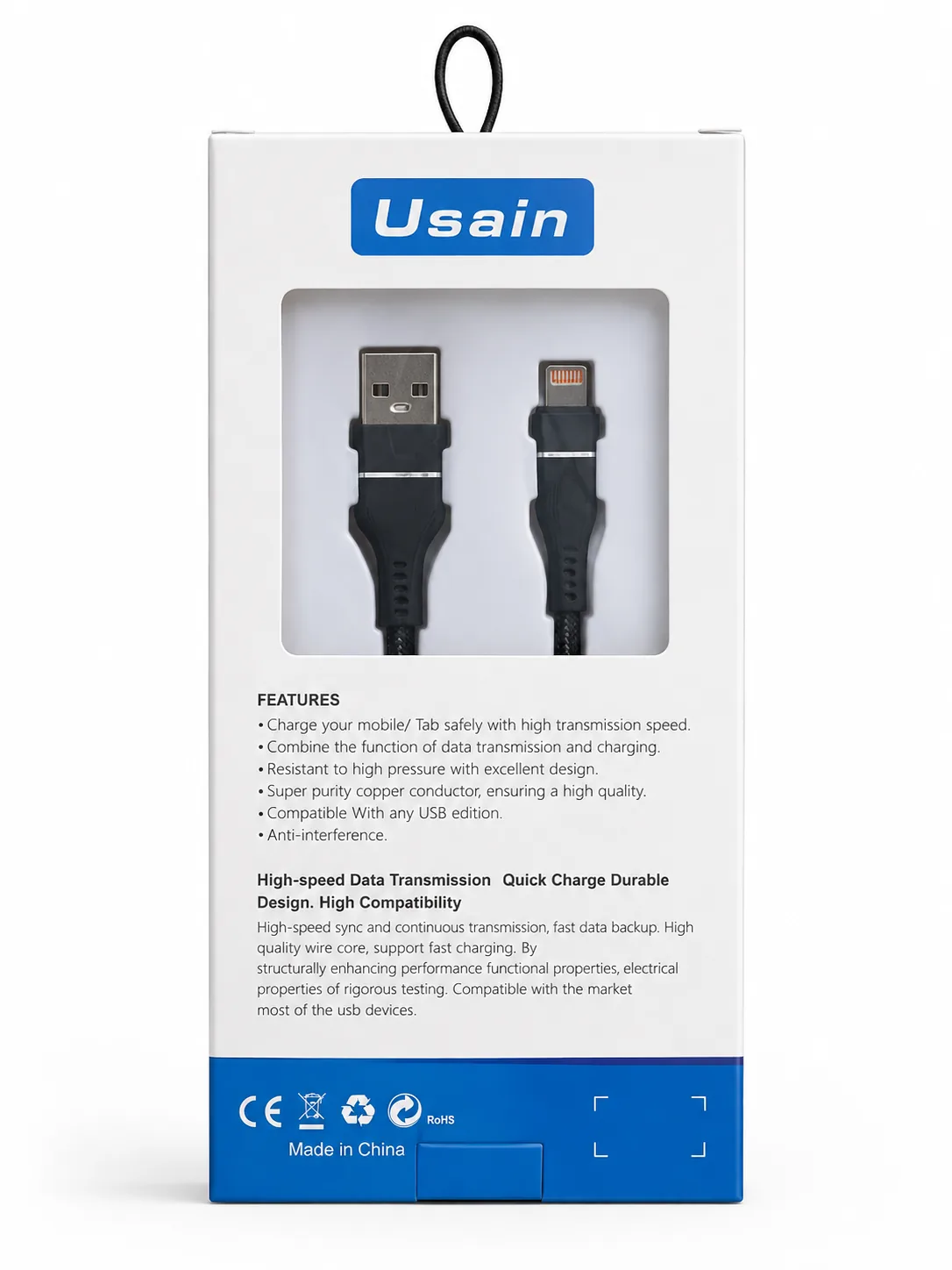 کابل آیفون Lightning Usain