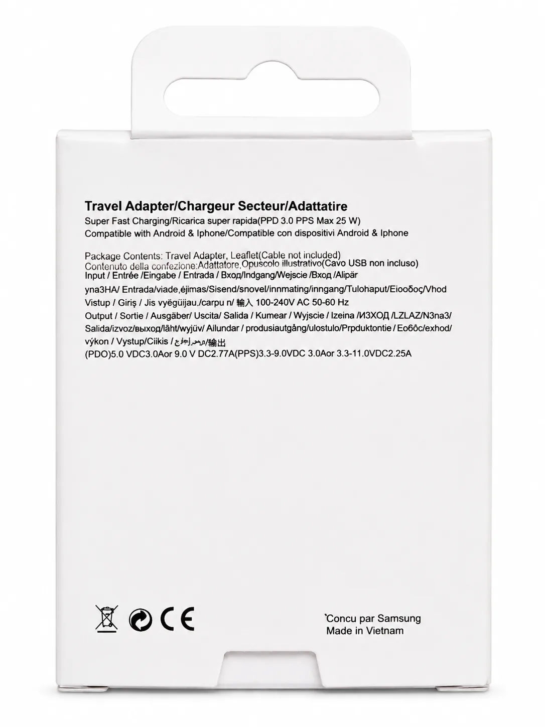شارژر دیواری سامسونگ Copy 25w